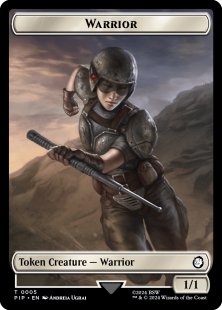 Warrior token (1/1)