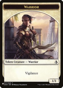 Warrior token (Amonkhet) (1/1)