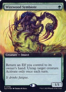 Wirewood Symbiote (#785) (foil) (extended art)