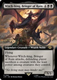 Witch-king, Bringer of Ruin (#391) (extended art)