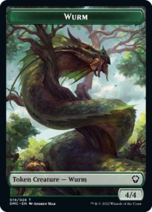 Wurm token (foil) (4/4)