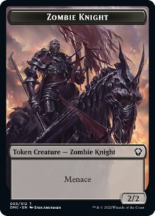 Zombie Knight token (2/2)