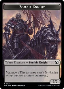 Zombie Knight Token (2/2)