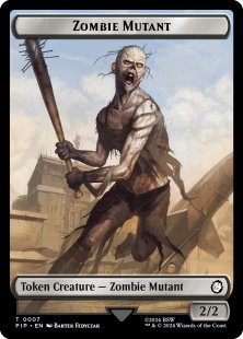 Zombie Mutant token (2/2)