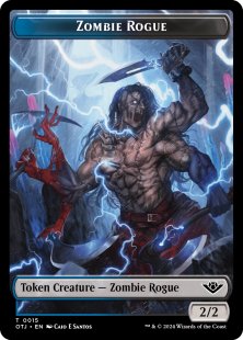 Zombie Rogue token (foil) (2/2)
