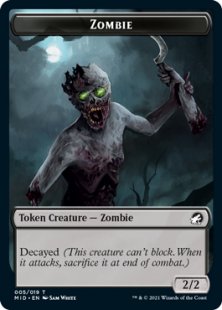 Zombie token (1) (foil) (2/2)