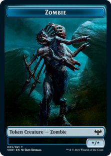 Zombie token (1) (foil) (*/*)