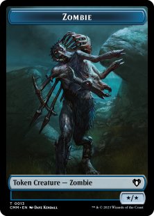 Zombie token (#13) (foil) (*/*)
