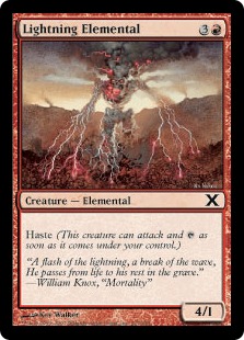 Lightning Elemental (foil)