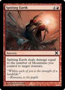 Spitting Earth (foil)