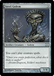 Steel Golem (foil)