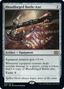 Bloodforged Battle-Axe (foil)