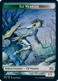 Elf Warrior token (1/1)