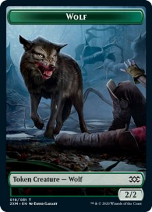 Wolf token (foil) (2/2)