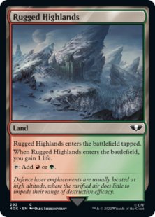 Rugged Highlands (surge foil)