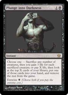 Plunge into Darkness (foil)
