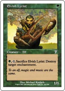 Elvish Lyrist (foil)