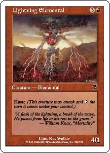 Lightning Elemental (foil)