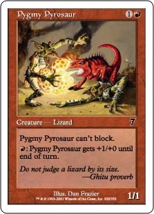 Pygmy Pyrosaur (foil)