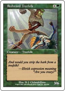 Redwood Treefolk (foil)