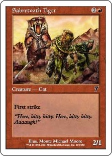 Sabretooth Tiger (foil)