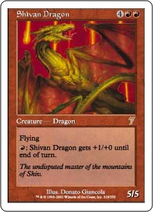 Shivan Dragon (foil)