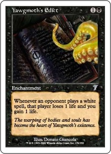 Yawgmoth's Edict (foil)