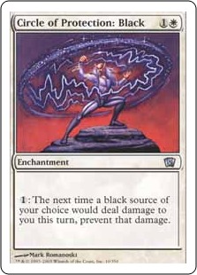 Cercle de protection : noir - Circle of Protection: Black - Carte Magic The  Gathering - Playin by Magic Bazar