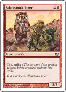 Sabretooth Tiger (foil)