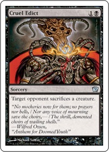 Cruel Edict (foil)