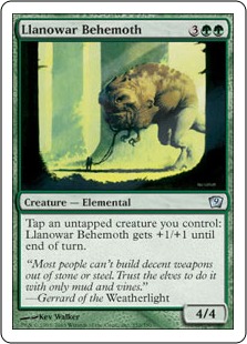 Llanowar Behemoth (foil)