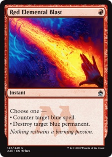 Red Elemental Blast (foil)
