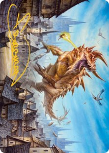 Art Card 19: The Tarrasque (signed)