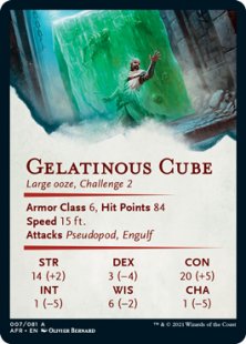 Art Card 07: Gelatinous Cube