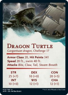 Art Card 10: Dragon Turtle (signed)