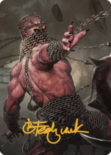 Art Card 08: Chain Devil (signed)