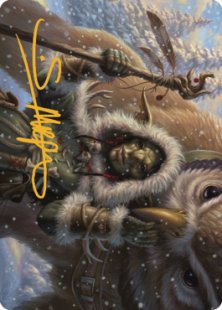Art Card 35: Owlbear Shepherd (signed)