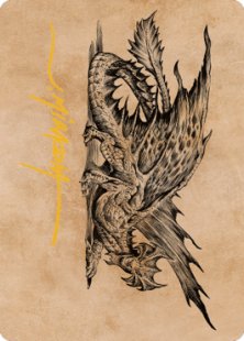 Art Card 49: Ancient Brass Dragon