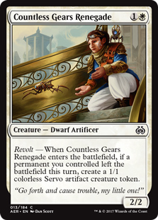 Countless Gears Renegade (foil) - Aether Revolt | Bazaar of Magic