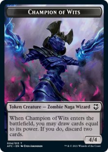 Champion of Wits eternalize token (4/4)
