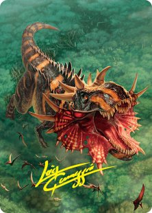 Art Card 53: Gigantosaurus (signed)