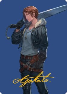 Art Card 47: Squall, SeeD Mercenary - Final Fantasy Art
