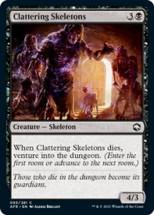 Clattering Skeletons (foil)