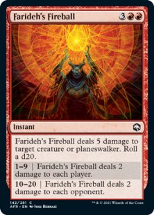 Farideh's Fireball (foil)