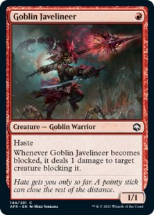 Goblin Javelineer (foil)