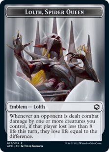 Lolth, Spider Queen emblem (foil)