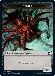 Spider token (foil) (2/1)