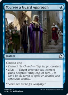 You See a Guard Approach (foil)
