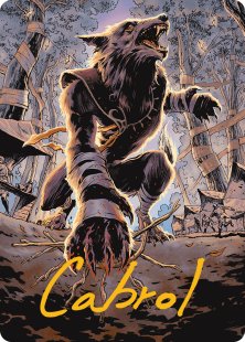 Art Card 20: Arlinn, Embraced by the Moon (signed)