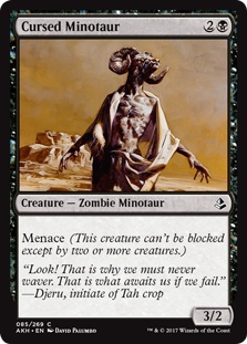 Cursed Minotaur (foil)